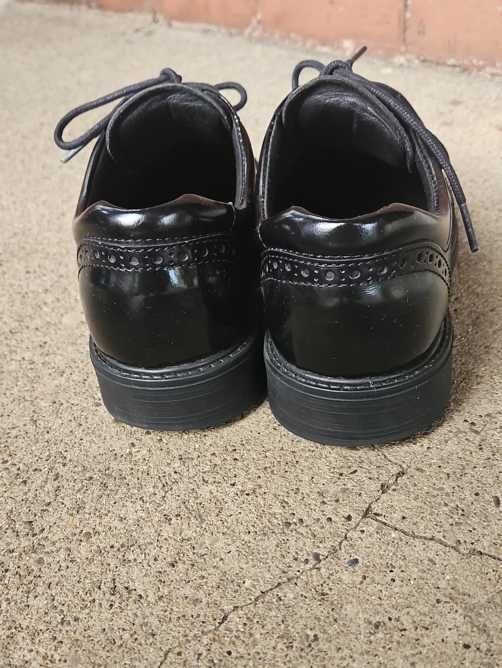 Pablosky Black Wingtip Dress Shoes